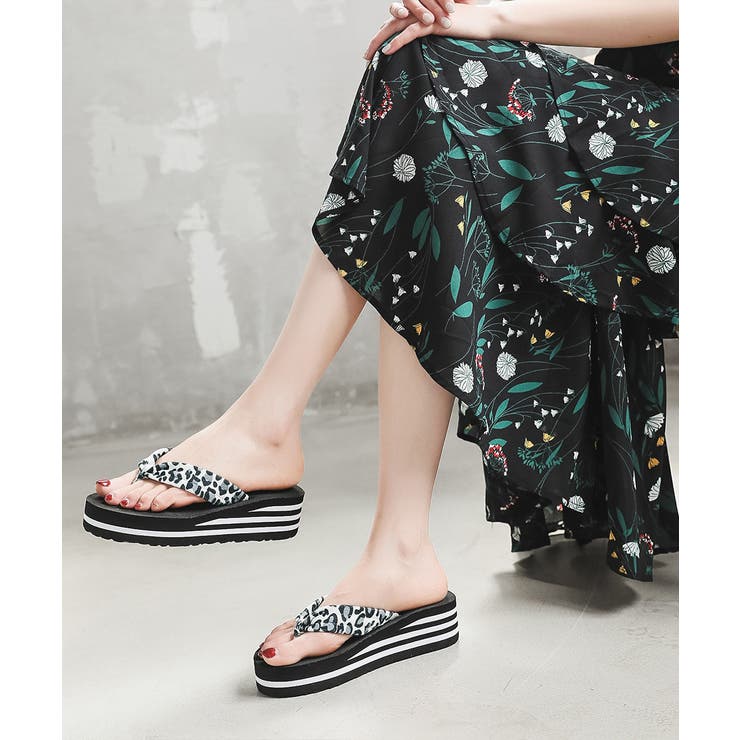 軽量 厚底トングサンダル レディース 夏 | Miniministore | 詳細画像3 