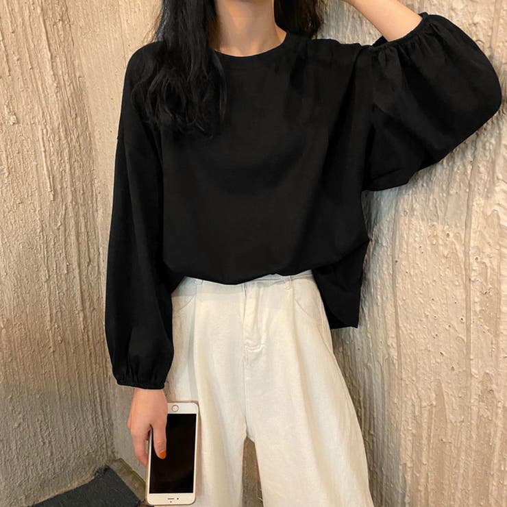 長袖Tシャツ ドロップショルダーtシャツ | Miniministore | 詳細画像3 