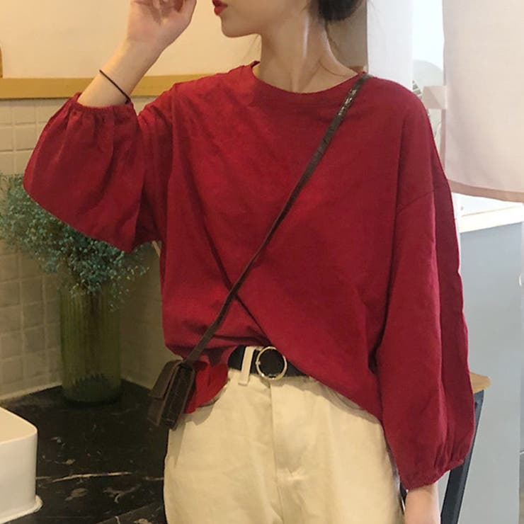 長袖Tシャツ ドロップショルダーtシャツ | Miniministore | 詳細画像8 