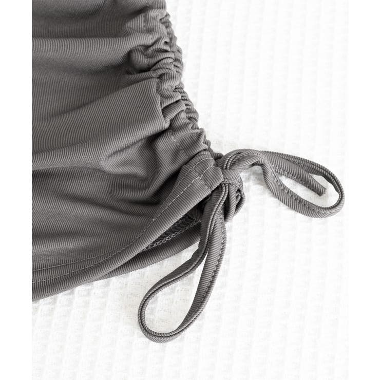 サイドドローストリングTシャツキーネック | Miniministore | 詳細画像25 