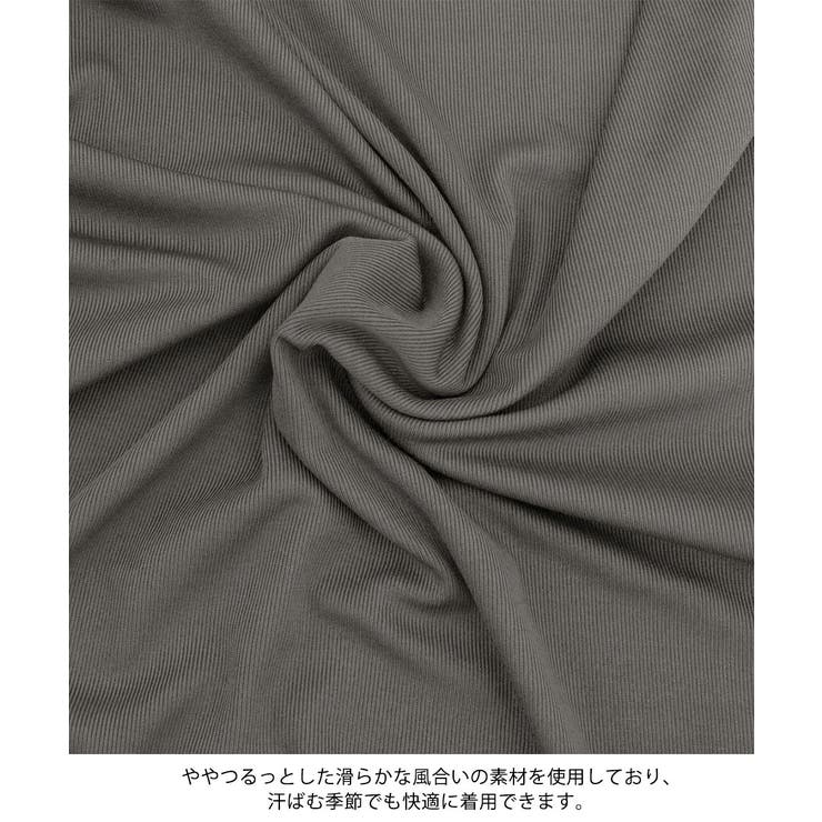 サイドドローストリングTシャツキーネック | Miniministore | 詳細画像26 