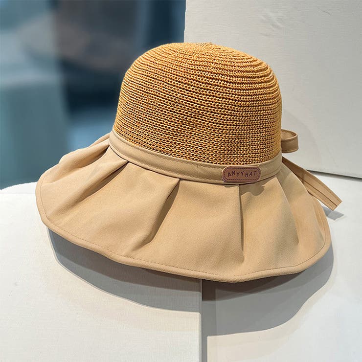 日焼け防止帽子 レディースストローハット[品番：II000010682 