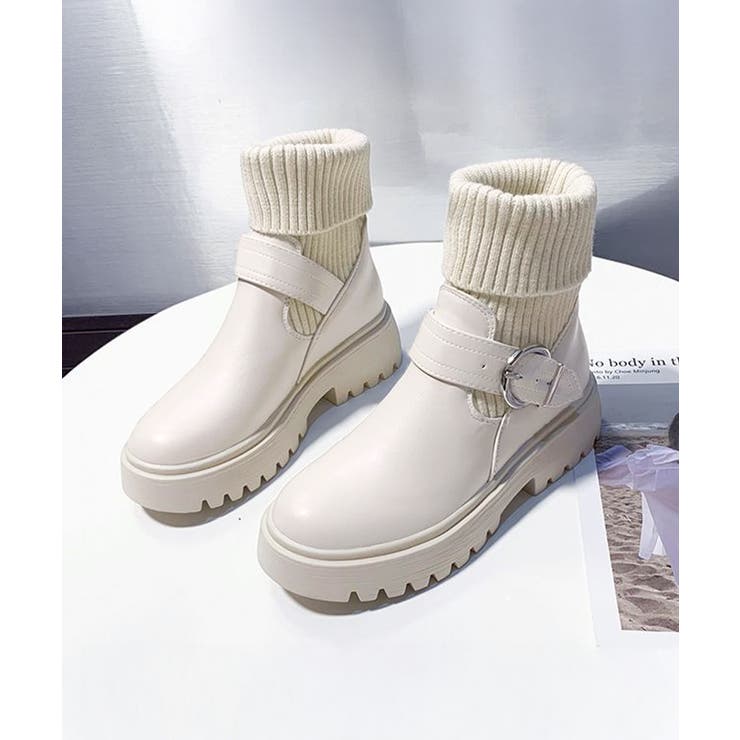 ニットブーツ レディース ソックスブーツ | Miniministore | 詳細画像15 