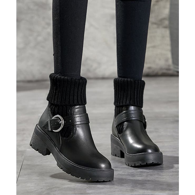 ニットブーツ レディース ソックスブーツ | Miniministore | 詳細画像5 