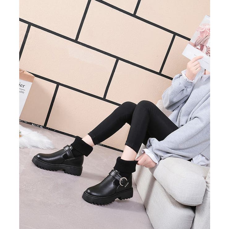 ニットブーツ レディース ソックスブーツ | Miniministore | 詳細画像8 