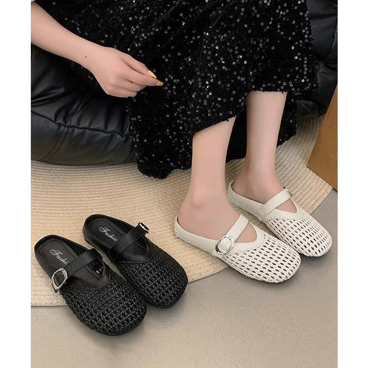 メッシュパンプスラウンドトゥシューズ春夏 | Miniministore | 詳細画像13 