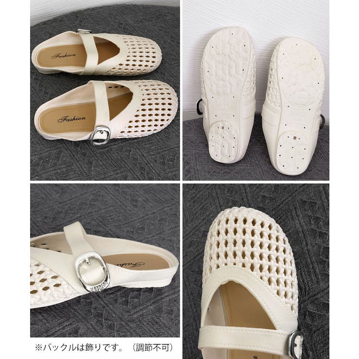 メッシュパンプスラウンドトゥシューズ春夏 | Miniministore | 詳細画像18 