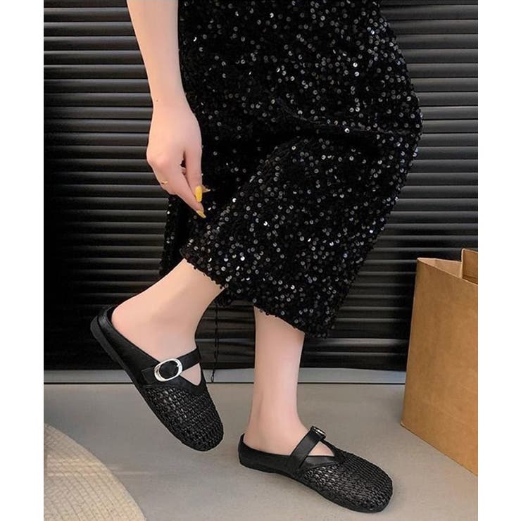 メッシュパンプスラウンドトゥシューズ春夏 | Miniministore | 詳細画像3 