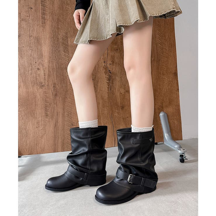 ショートブーツレディースカバーブーツ秋冬 | Miniministore | 詳細画像5 