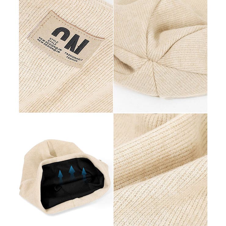 リブニット帽  ロゴビーニー暖かい韓国風 | Miniministore | 詳細画像19 