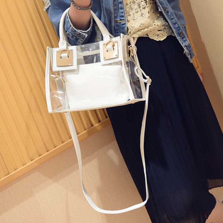 クリアバッグ レディース ショルダーバッグ[品番：II000003186