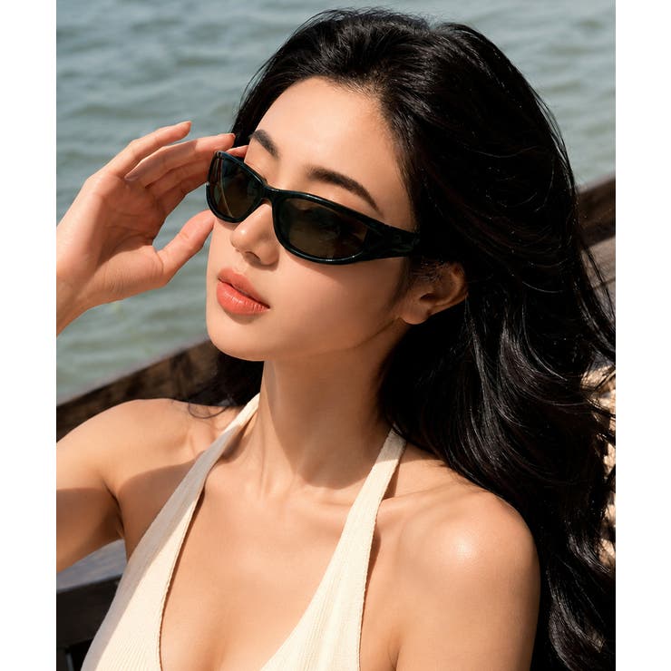 オーバルサイバーサングラス小顔見え韓国風 | Miniministore | 詳細画像11 