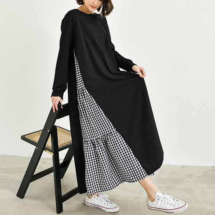 韓国 ドッキングワンピース 長袖 春夏秋 | Miniministore | 詳細画像5 