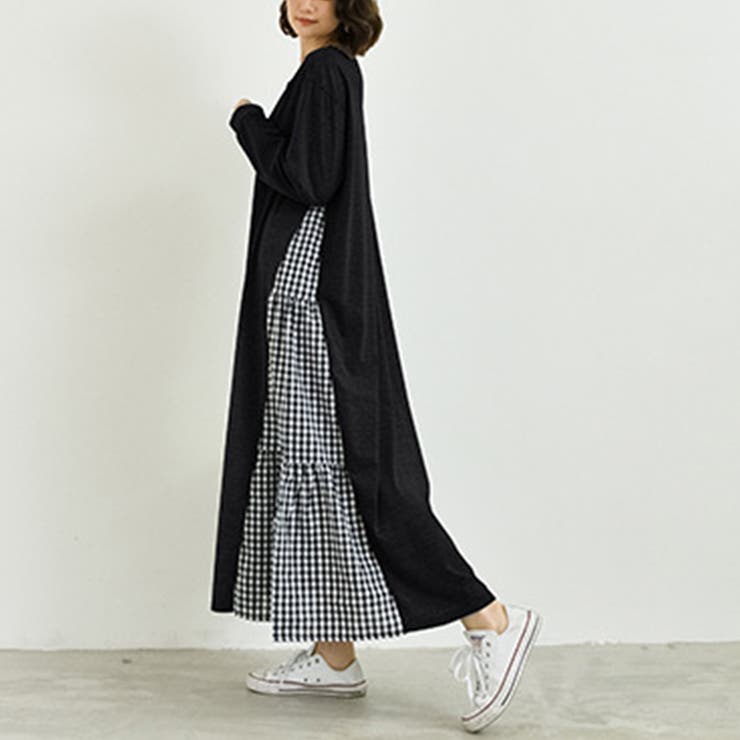 韓国 ドッキングワンピース 長袖 春夏秋 | Miniministore | 詳細画像6 