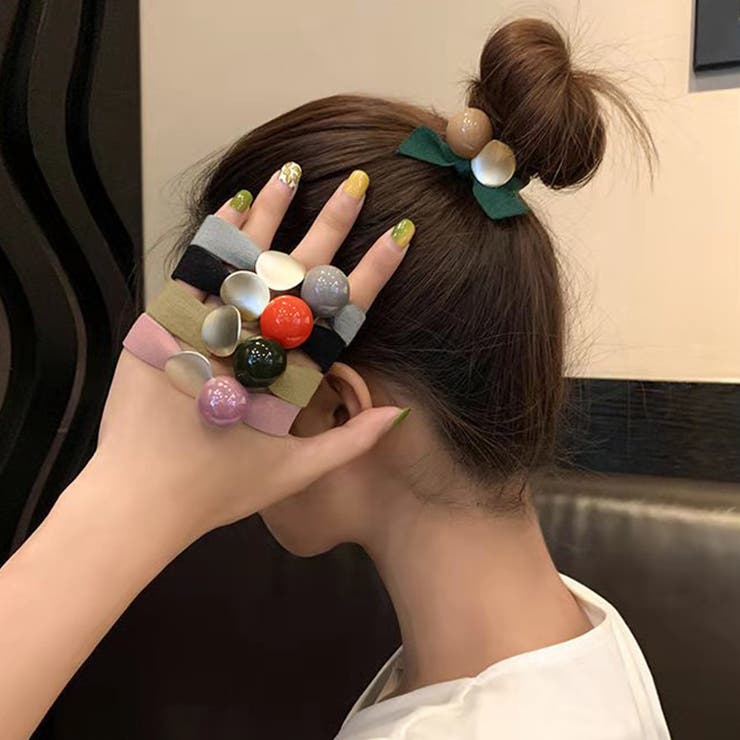 大流行中！ ヘアゴムセットソーセージリップモンスター ヘアゴム 髪ゴム ファッション雑貨