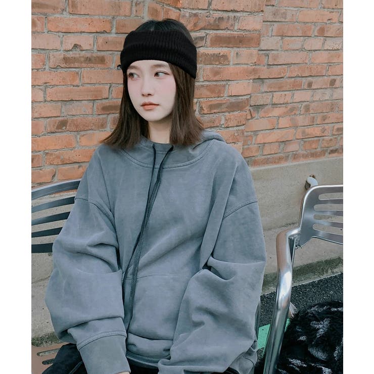 猫耳リブニットヘアバンド 幅広い 髪留め | Miniministore | 詳細画像5 