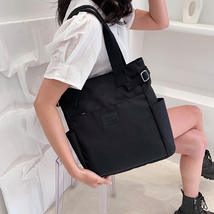 トートバッグ 肩掛け シンプル 大容量 | Miniministore | 詳細画像7 