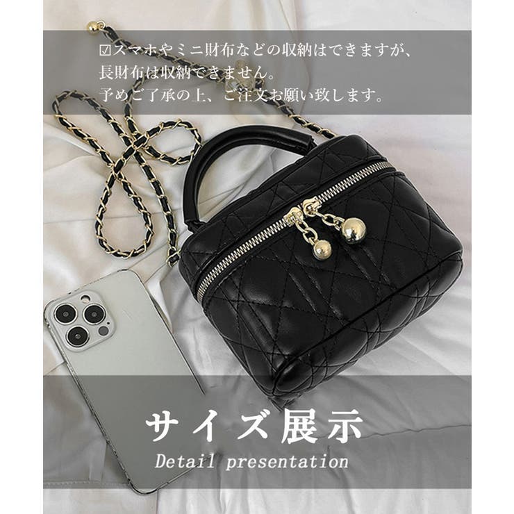 キルティングショルダーバッグ ミニバッグ | Miniministore | 詳細画像16 