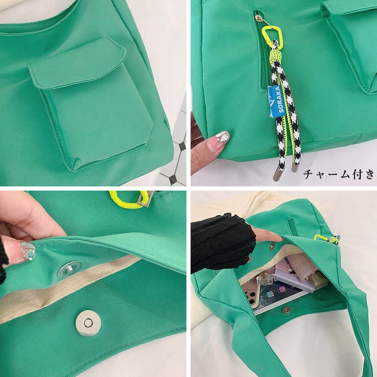 カジュアル ワンショルダー レザー トートバッグ 大容量 韓国 ワンショルダートートバッグ 大容量韓国風[品番：II000010196
