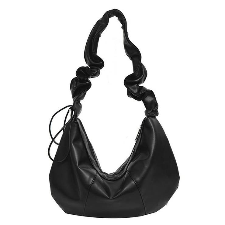 ギャザーナイロンバッグ PUレザートート | Miniministore | 詳細画像19 