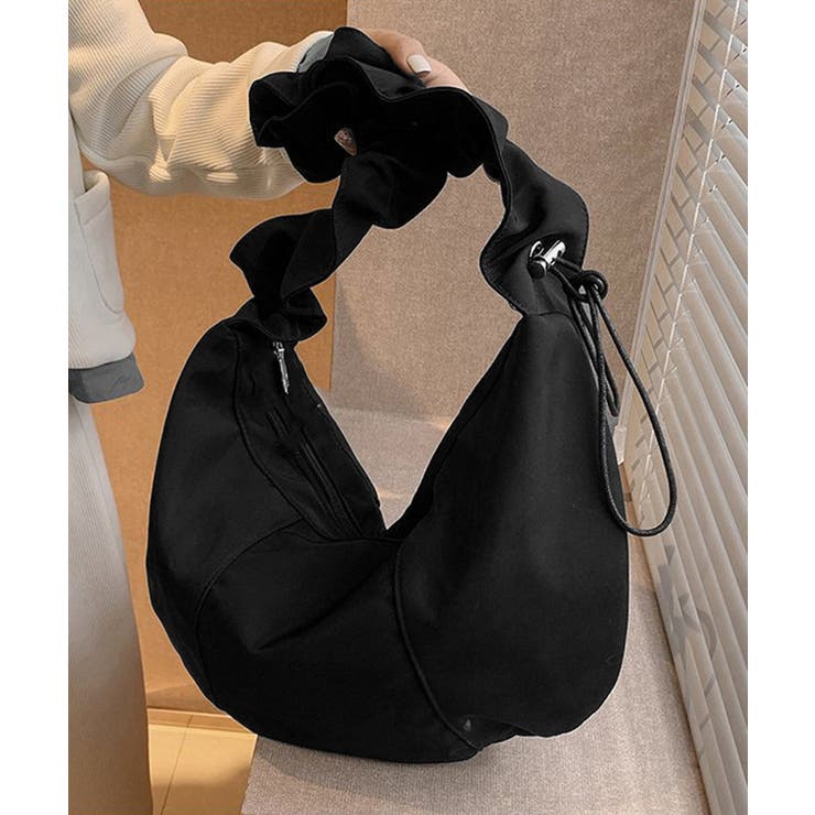 ギャザーナイロンバッグ PUレザートート | Miniministore | 詳細画像7 