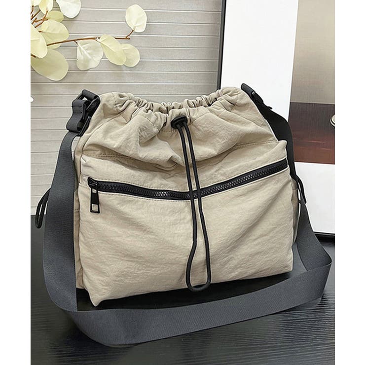 ドローストリングショルダーバッグ 大容量 | Miniministore | 詳細画像16 