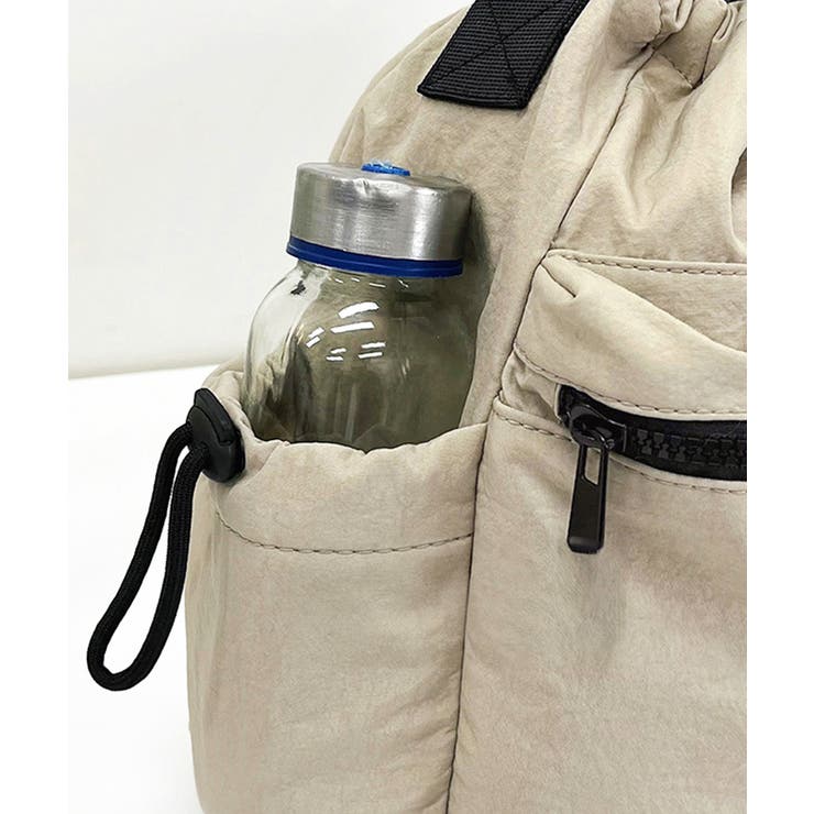 ドローストリングショルダーバッグ 大容量 | Miniministore | 詳細画像23 