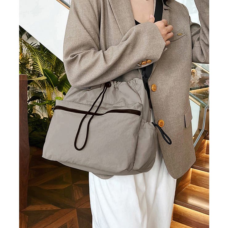 ドローストリングショルダーバッグ 大容量 | Miniministore | 詳細画像6 