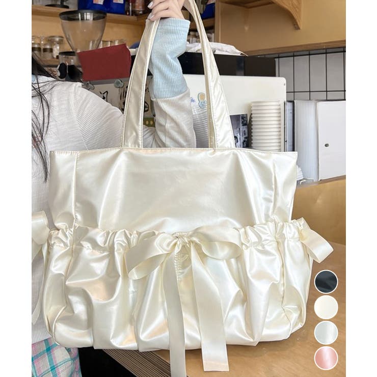 痛バッグ 大人可愛い リボントートバッグ | Miniministore | 詳細画像1 