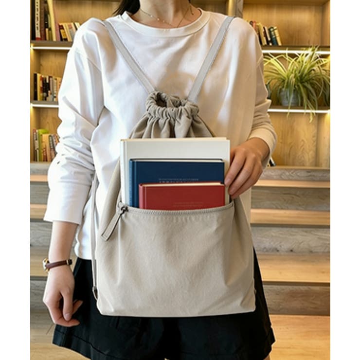 リュックサック ドローストリングリュック | Miniministore | 詳細画像6 