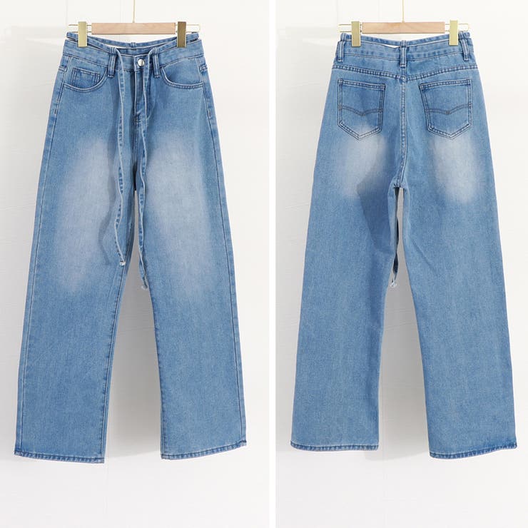 ウォッシュドデニムパンツ レディース韓国 | Miniministore | 詳細画像3 