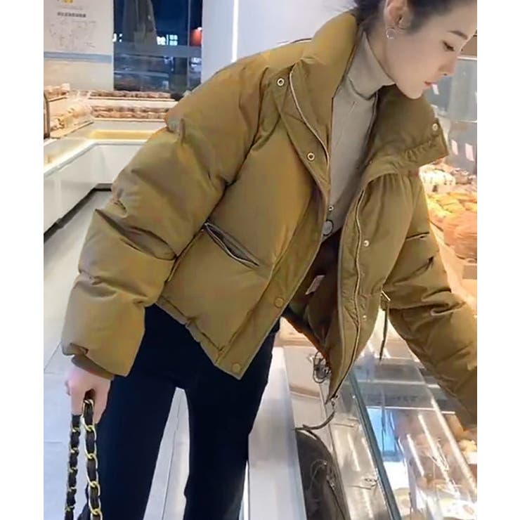 エコダウンジャケット 中綿ブルゾン 韓国