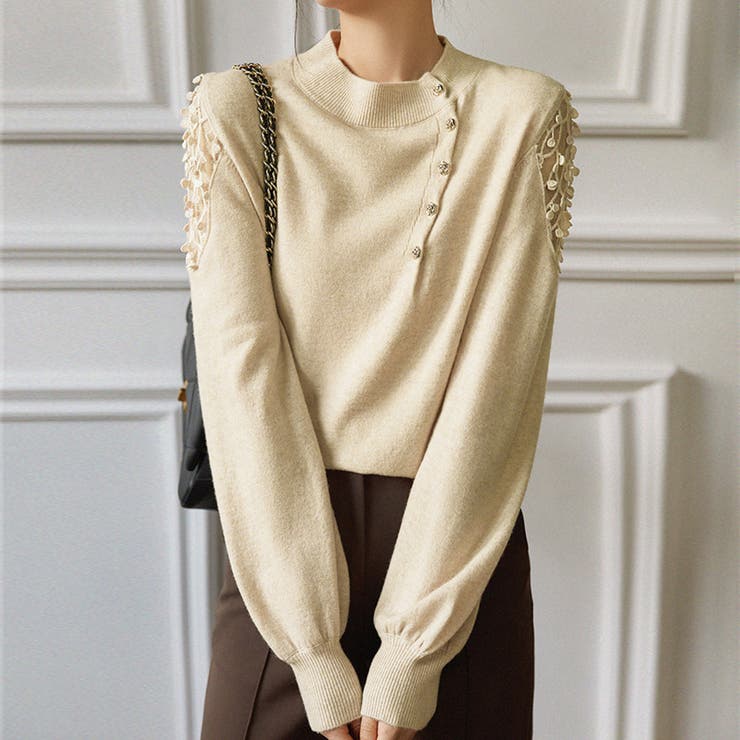 ニットトップス レディース 韓国ニット秋 | Miniministore | 詳細画像6 