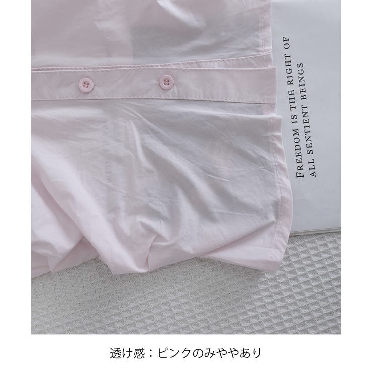 シャーリングブラウスチェック柄シャツ半袖 | Miniministore | 詳細画像33 