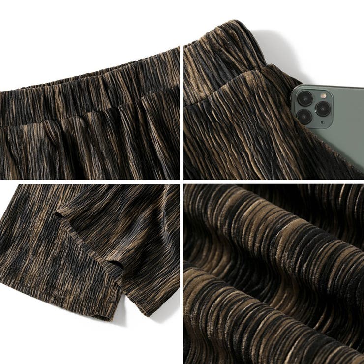 プリーツ ワイドパンツ レディース韓国 | Miniministore | 詳細画像4 