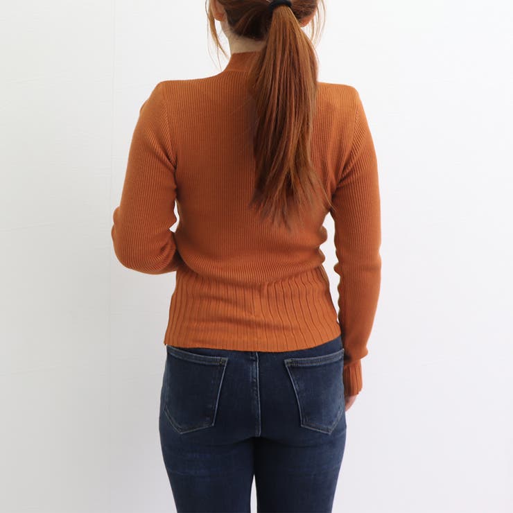 ニットトップス プチハイネック 無地 | Miniministore | 詳細画像14 