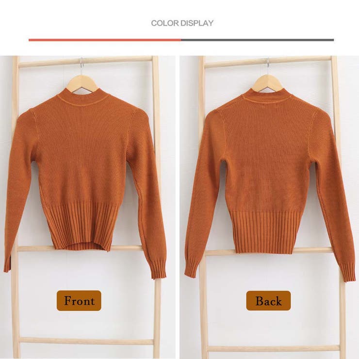 ニットトップス プチハイネック 無地 | Miniministore | 詳細画像3 