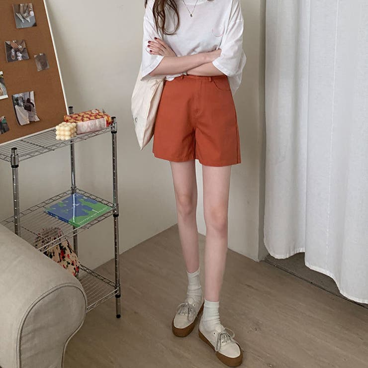 ハイウエスト カラーショートパンツ 韓国 | Miniministore | 詳細画像17 