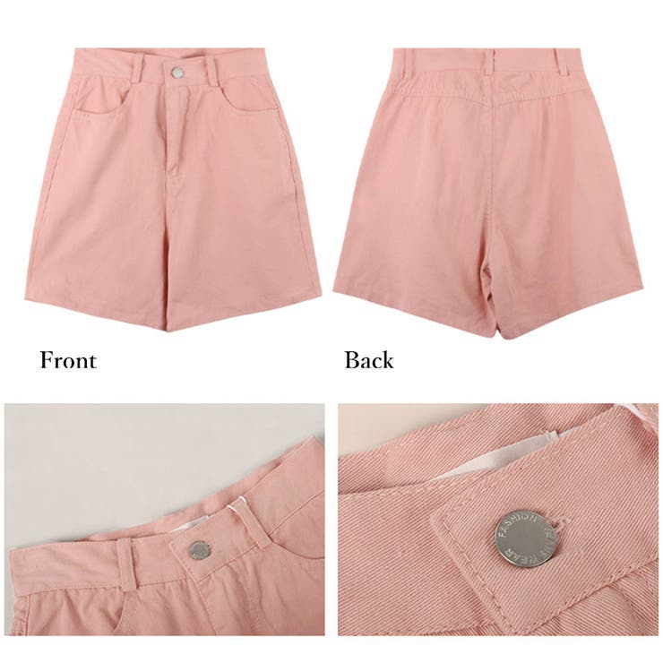 ハイウエスト カラーショートパンツ 韓国 | Miniministore | 詳細画像3 
