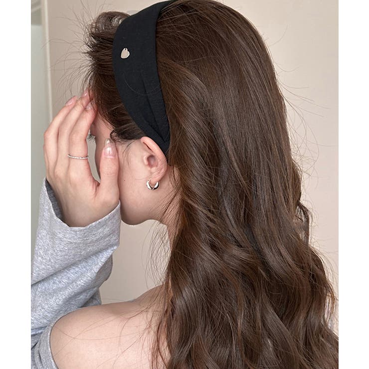 ブラック | ワイドカチューシャ シンプル 大人可愛い | Miniministore