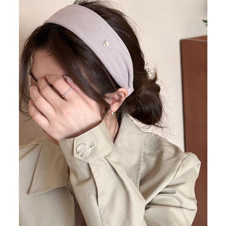 スモークピンク | ワイドカチューシャ シンプル 大人可愛い | Miniministore