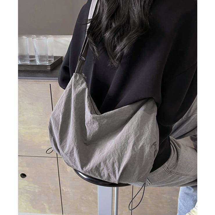 ドローストリングショルダーバッグ 韓国風 | Miniministore | 詳細画像12 