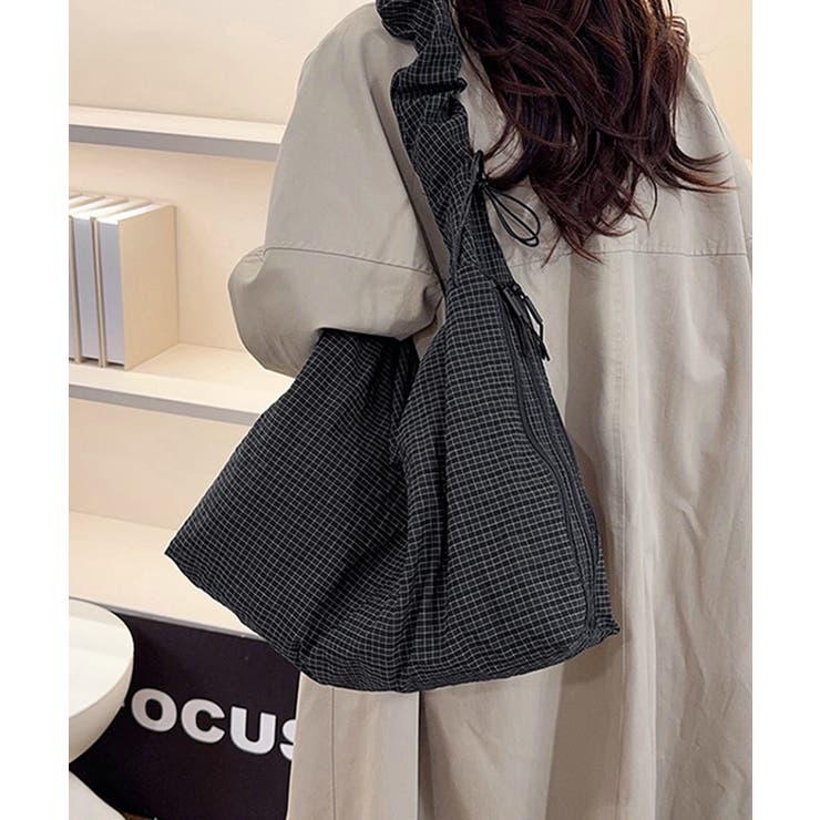 軽いチェック柄ショルダーバッグレディース | Miniministore | 詳細画像12 