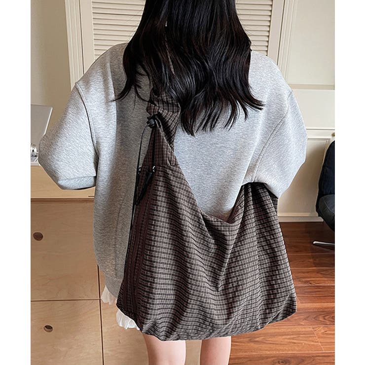 軽いチェック柄ショルダーバッグレディース | Miniministore | 詳細画像2 