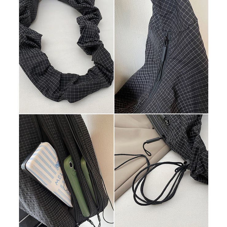 軽いチェック柄ショルダーバッグレディース | Miniministore | 詳細画像24 