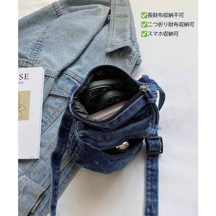 韓国風デニム ミニショルダーバッグ可愛い | Miniministore | 詳細画像19 