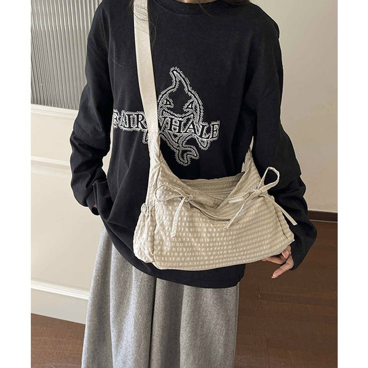 軽いチェック柄ショルダーバッグレディース | Miniministore | 詳細画像5 