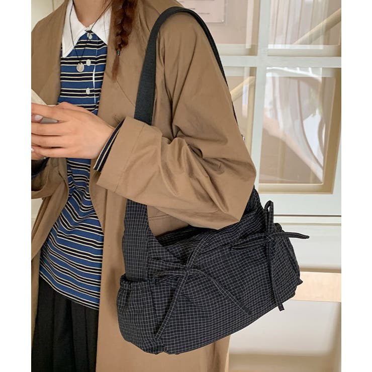 軽いチェック柄ショルダーバッグレディース | Miniministore | 詳細画像7 