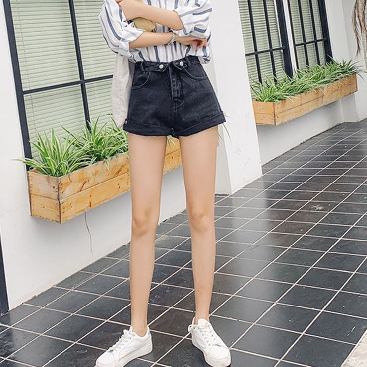 デニムショートパンツ ロールアップ 春夏 品番 Ii Miniministore ミニミニストア のレディースファッション通販 Shoplist ショップリスト