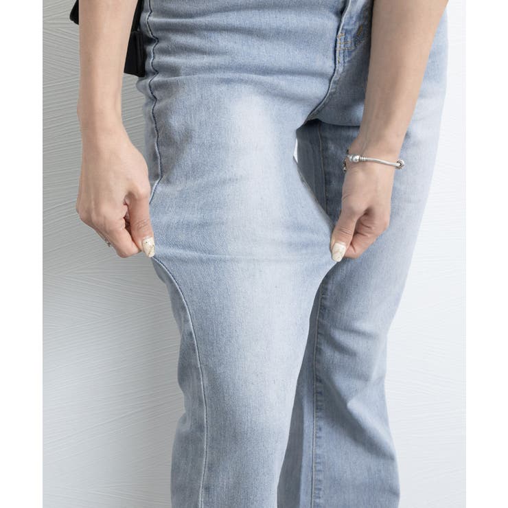 セミフレアデニムパンツ 美脚デニムパンツ | Miniministore | 詳細画像39 